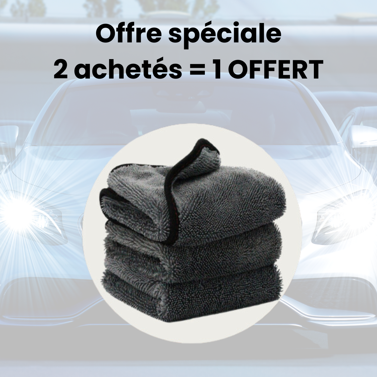 Chiffons microfibres voiture - Nettoyage auto